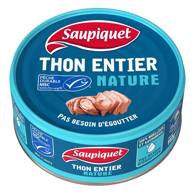 3165950222029 - Saupiquet - Thon Entier Naturel MSC sans égouttage