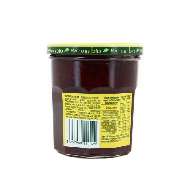 3257980252029 - Nature Bio - Confiture de fraise bio