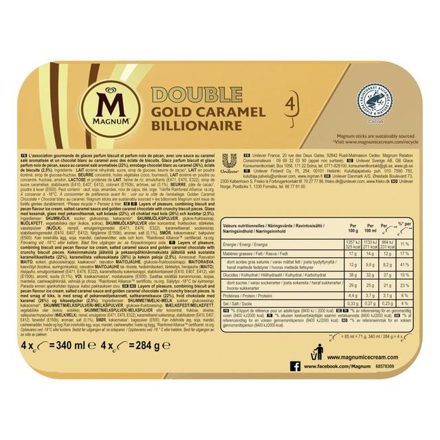 8711327483729 - Magnum - Bâtonnets double Gold Caramel