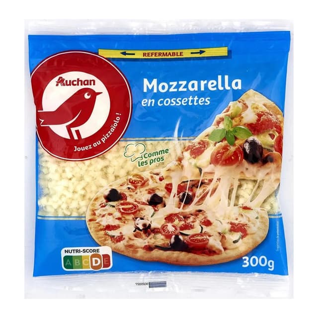 3596710484829 - Auchan - Mozzarella en cossettes