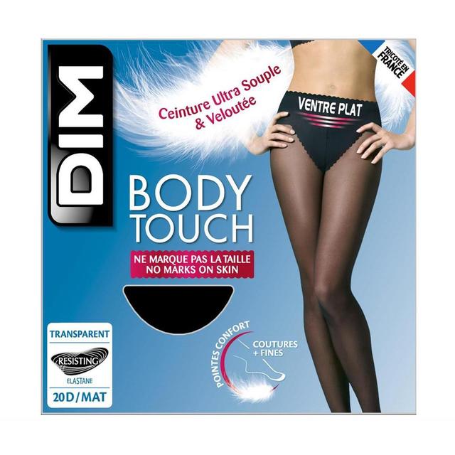 3040523675429 - Dim - Collant Body Touch Ventre Plat Noir 20D