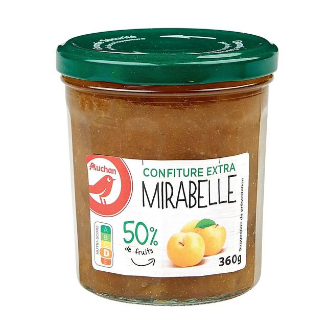 3596710475629 - Auchan - Confiture extra de mirabelles