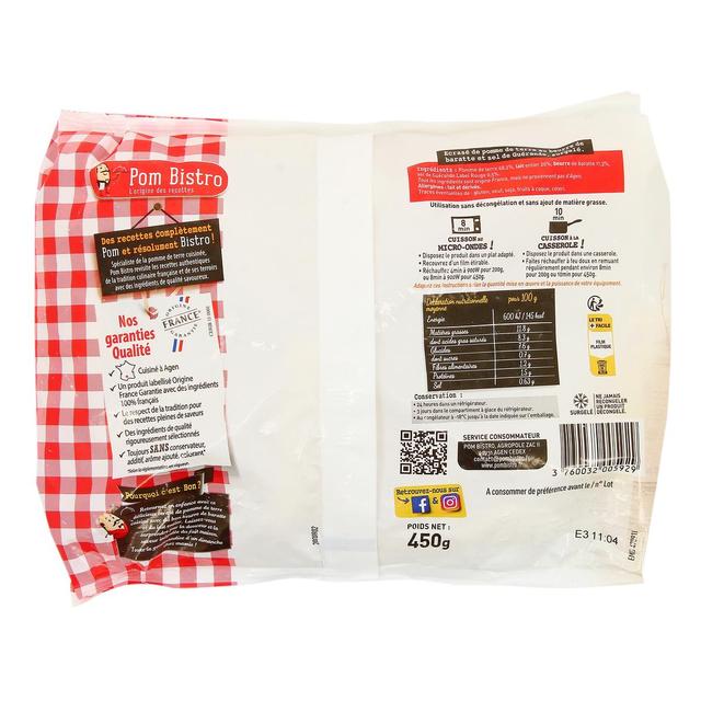 3760032005929 - Pom Bistro - Ecrasé de Pomme de Terre Façon Grand Mère