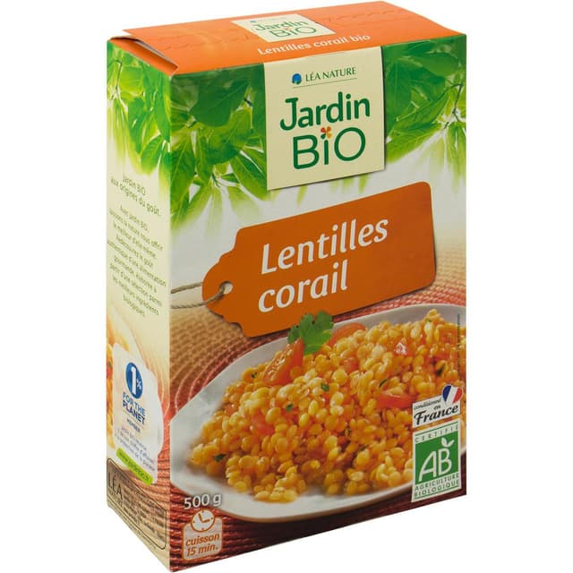 3307130806029 - Jardin Bio Etic - Lentilles corail bio
