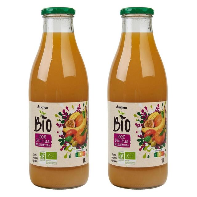 2050000406829 - Auchan BIO - Pur jus multifruits bio sans sucres ajoutés