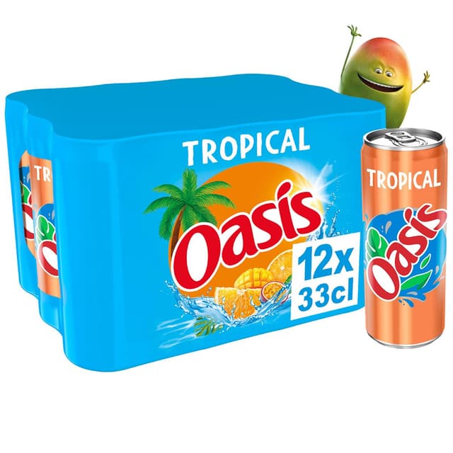 3124480186829 - Oasis - Boisson aux fruits tropical