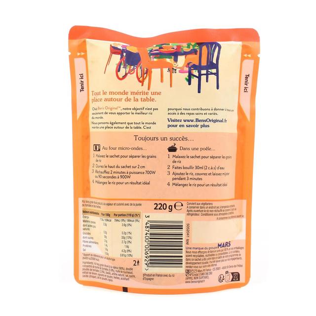3487400006929 - Ben's Original - Riz Micro-Onde Express à la Méditérannéenne