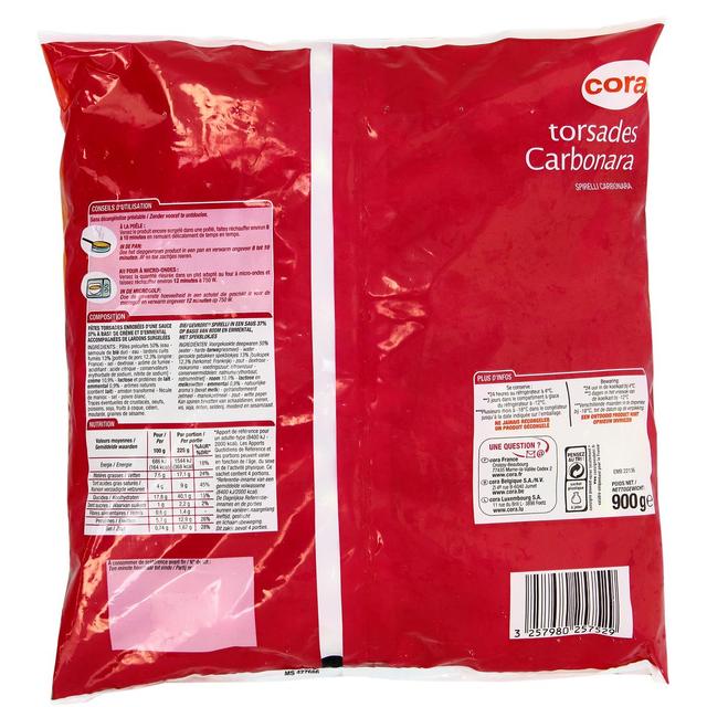 3257980257529 - Cora - Torsades à la carbonara