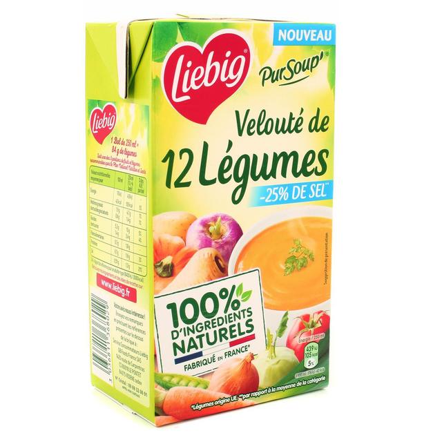 3036811368029 - Liebig - Soupe Velouté 12 Légumes -25% de sel