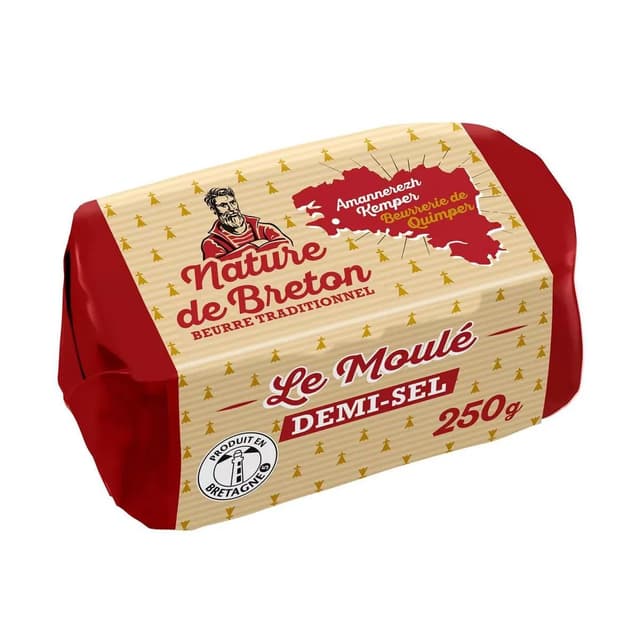 3700342359329 - Nature de Breton - Beurre demi sel moulé