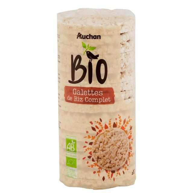 3596710519729 - Auchan BIO - Fines galettes de riz complet bio