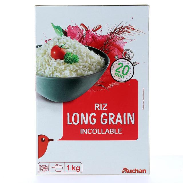 3596710230730 - Auchan - Riz long grain incollable Cuisson 20 min
