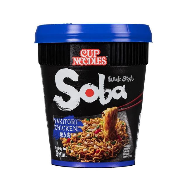 5997523311230 - Nissin - Nouilles Sautées Japonaises Soba avec sauce Poulet Yakitori en cup