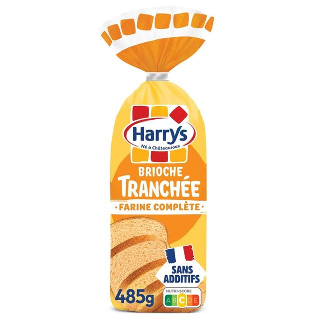 3228857001330 - Harrys - Brioche Tranchée à la Farine Complète, Sans Additifs