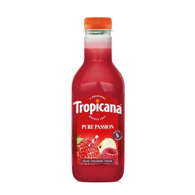 1210002002530 - Tropicana - Pur Passion Jus de fraise, framboise et pomme