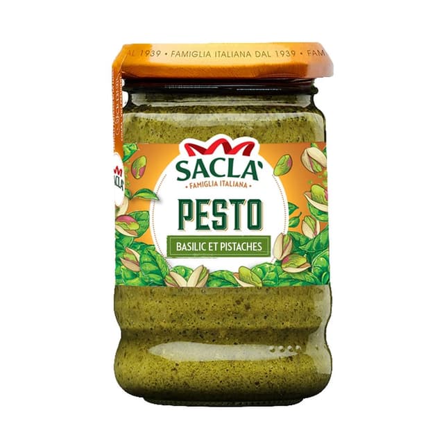 8001060043930 - Sacla - Sauce Pesto Basilic Pistache