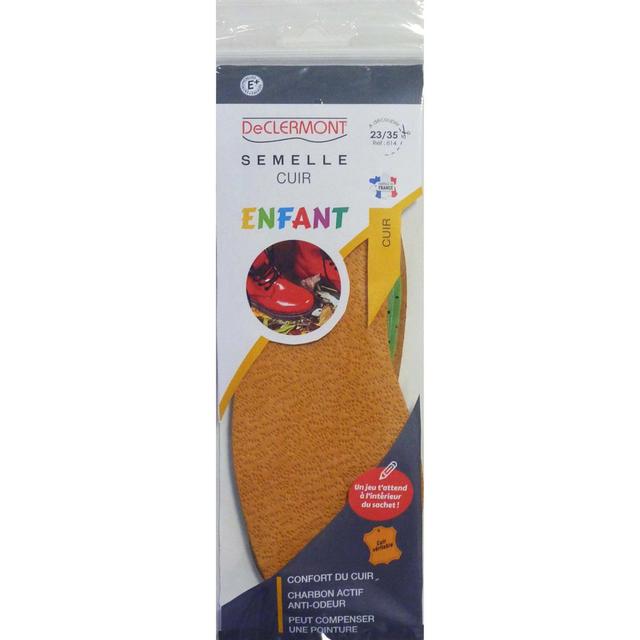 3428070814230 - De Clermont - Semelles enfant cuir
