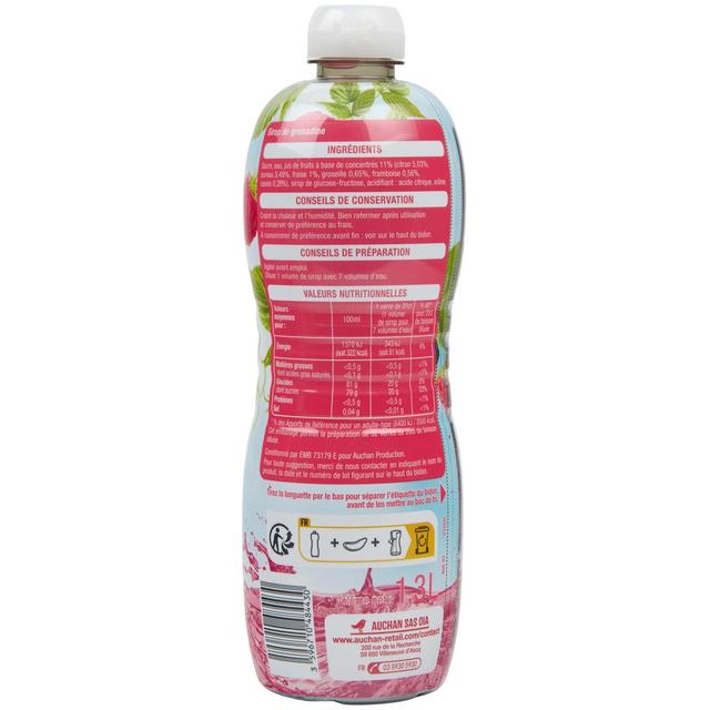 3596710484430 - Auchan - Sirop de grenadine
