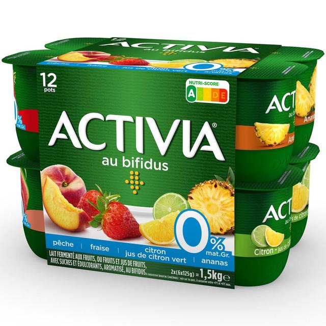 3033490907730 - Activia - Yaourt aux fruits 0% mg bifidus