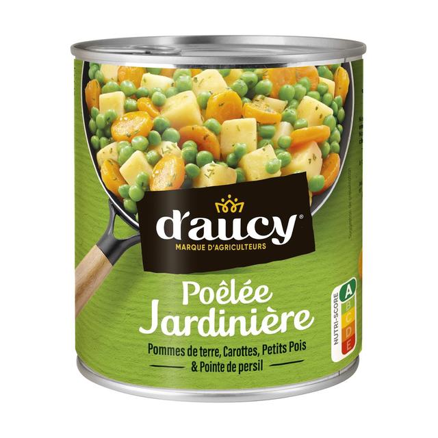 3017800209530 - D'aucy - Poêlée Jardinière- Pommes de Terre, Carottes, Petits Pois, Pointe de Persil