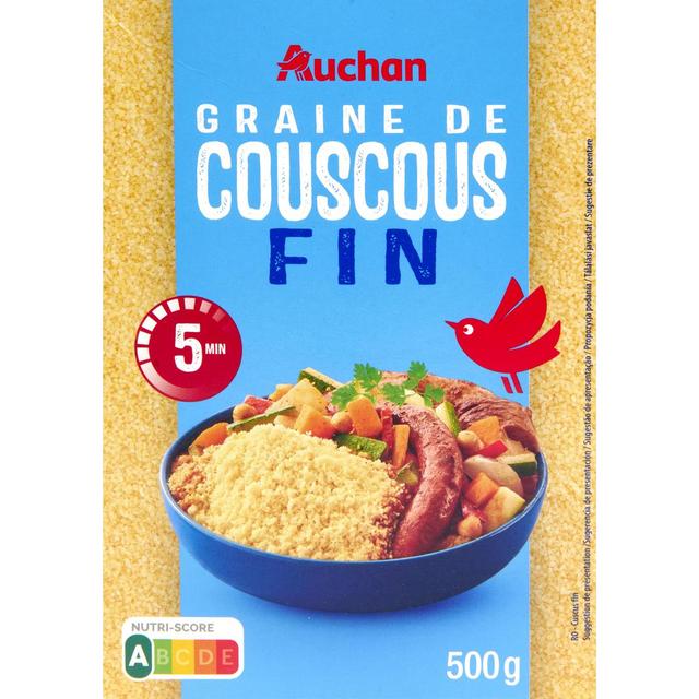 3254560099630 - Auchan - Couscous fin
