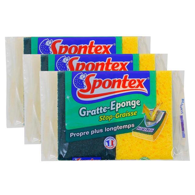 2050000309830 - Spontex - Gratte Éponges - Stop graisse