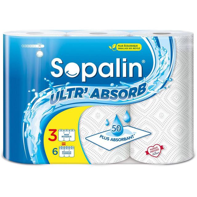 8004260299930 - Sopalin - Essuie-tout ultra absorbant maxi rouleau
