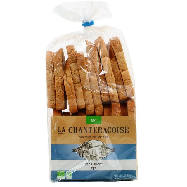 3760178790031 - La Chanteracoise - Biscottes traditionnelles sans sucre bio