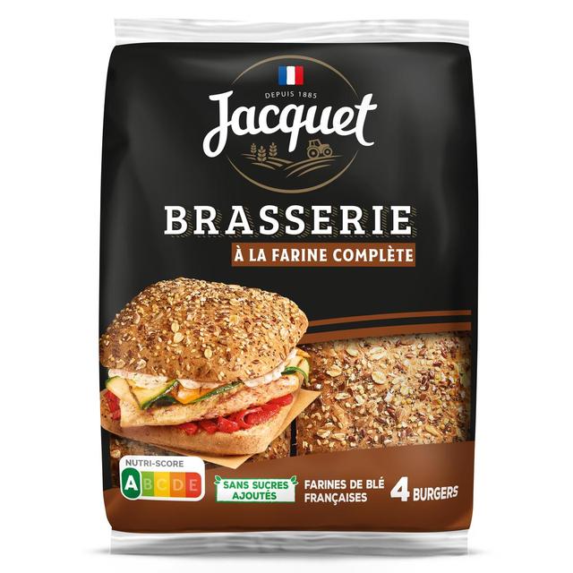 3029330072331 - Jacquet - Pain Burger Brasserie à la Farine Complète