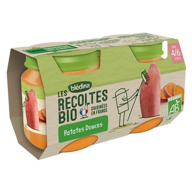 3041091303431 - Blédina - Les Récoltes Bio - Patates Douces Bio Pot Bébé Dès 4/6 mois