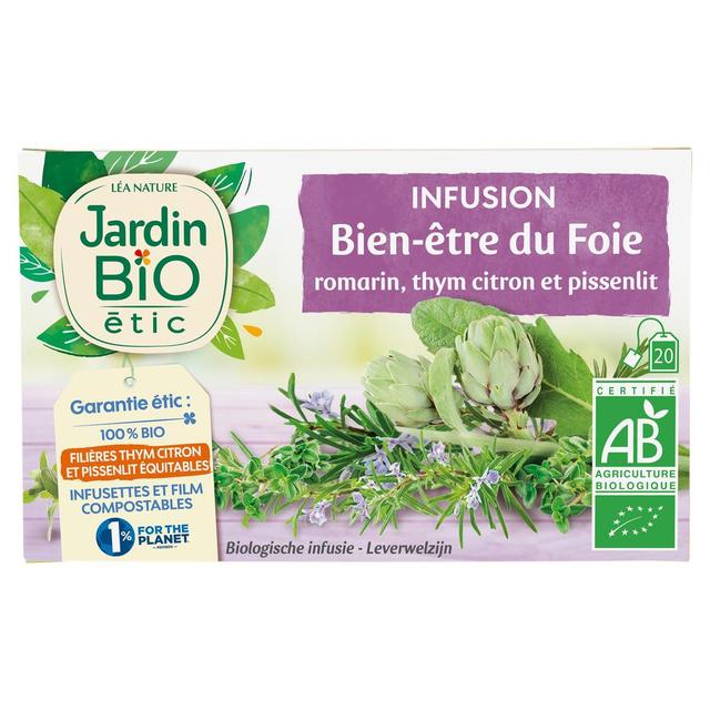 3456300013931 - Jardin Bio Etic - Infusion Bien-être du Foie Bio - 20 sachets