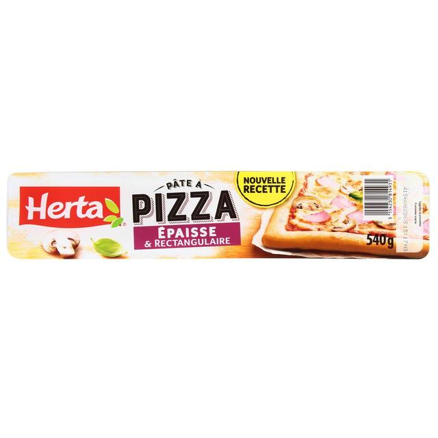 3154230814931 - Herta - Pâte à Pizza Epaisse et Rectangulaire