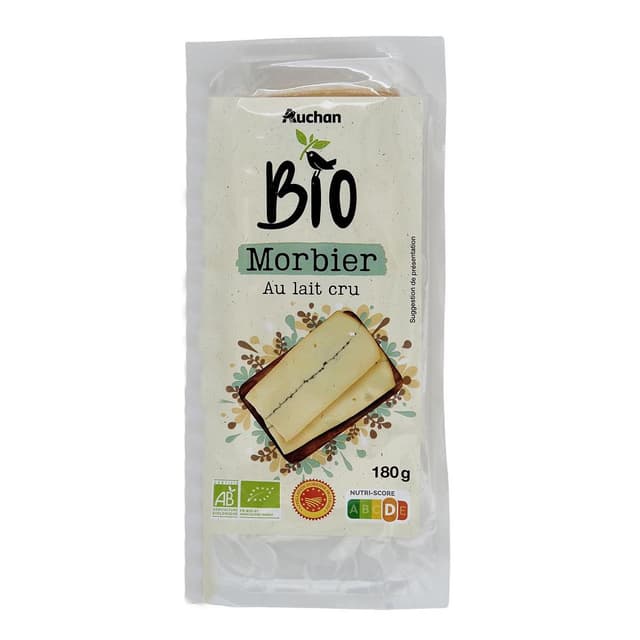 3596710365531 - Auchan BIO - Morbier au lait cru Bio AOP