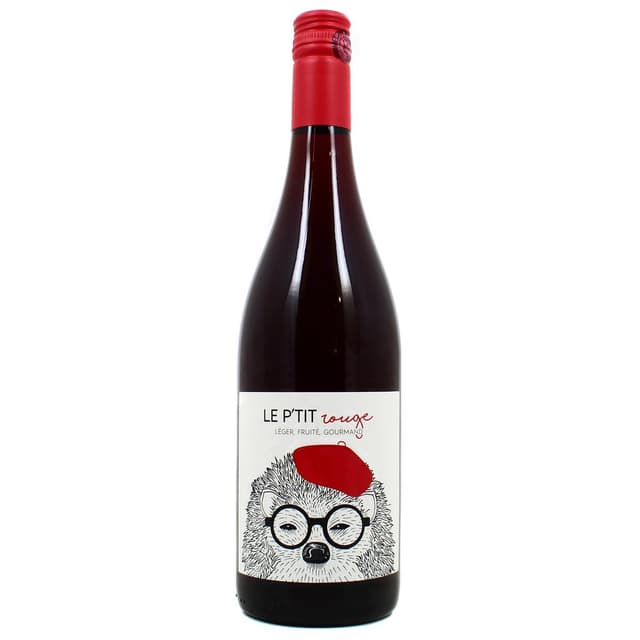 3380330006031 - Vin de pays d'Oc rouge IGP - Le P'tit rouge Bio 10.5°