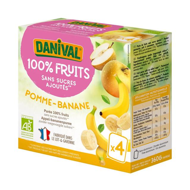 3431590008331 - Danival - Poki bio Purée pomme-banane