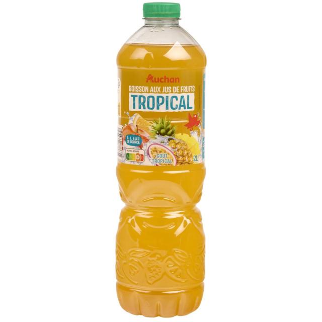 3254560878631 - Auchan - Boisson au jus de fruits goût tropical