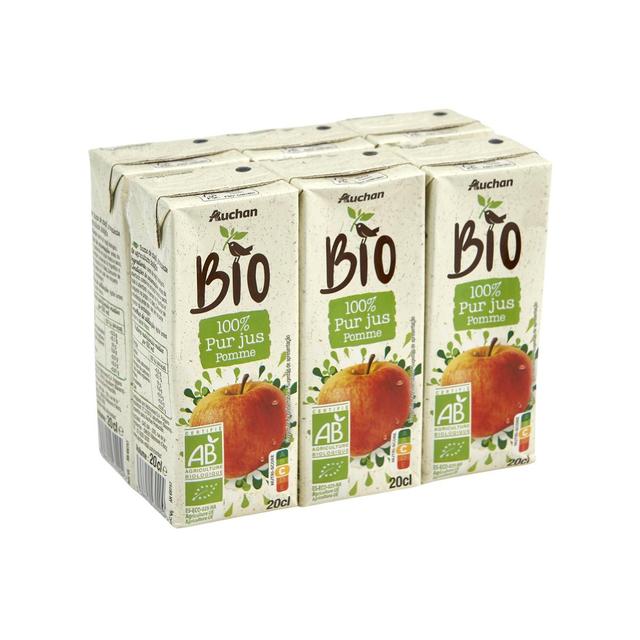 3596710470198 - Auchan BIO - Pur jus de pommes bio