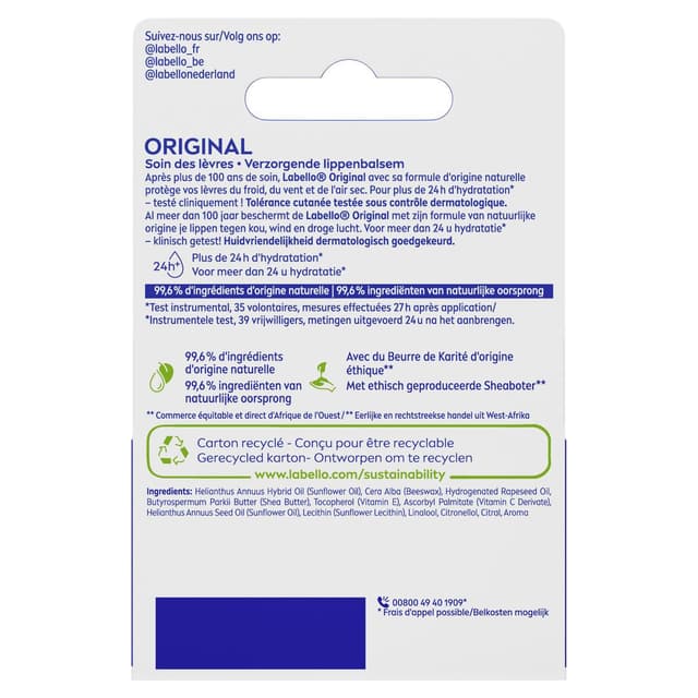 0000042438731 - Labello - Stick lèvre original duo