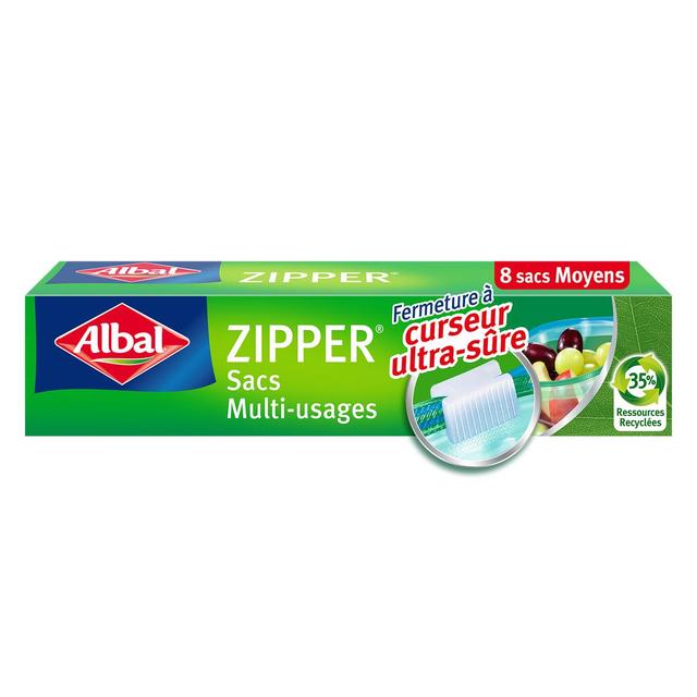 4008871209931 - Albal - Sacs zipper multiusages 3 litres