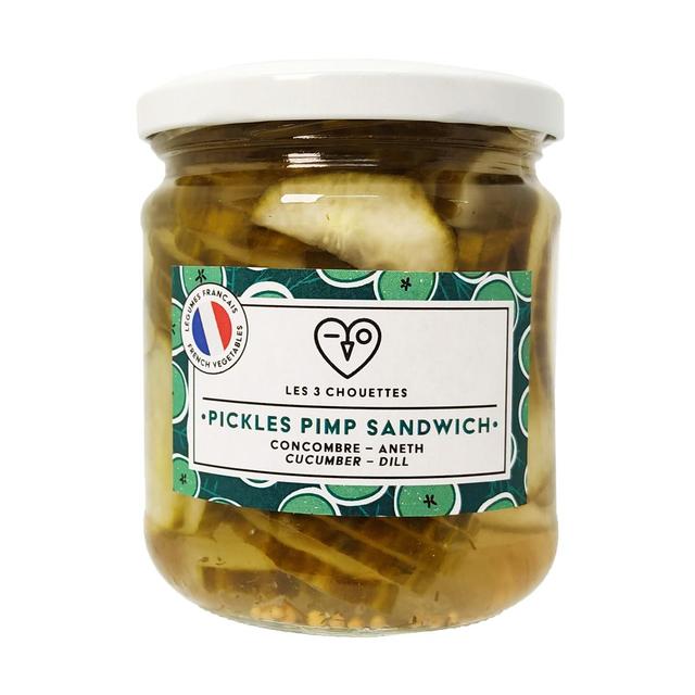 3760431670032 - Les 3 Chouettes - Pickles Concombre Aneth Bio