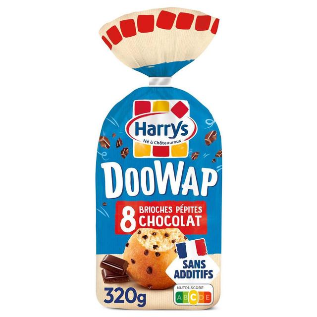 3228857001132 - Harrys - DooWap Brioche Individuelle Pépites de Chocolat Sans Additifs