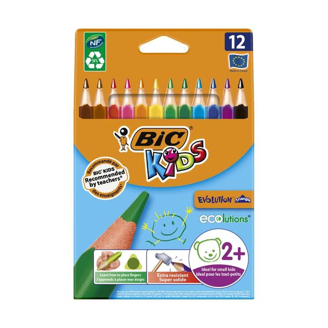 3086124001632 - Bic - Crayons de couleurs kids evolution Ecolution
