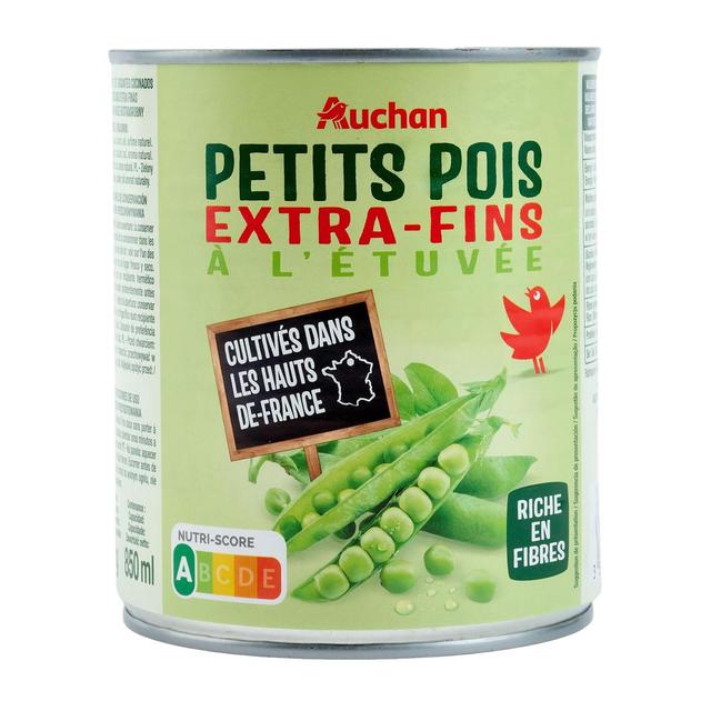 3596710545292 - Auchan - Petits pois à l'étuvée extra-fins