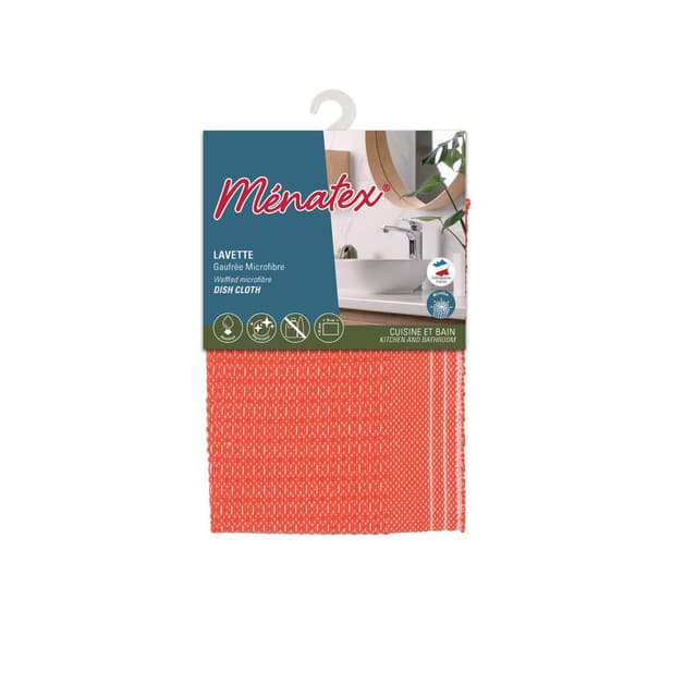 3061050002632 - La Ménagère - Lavette gaufrée microfibre