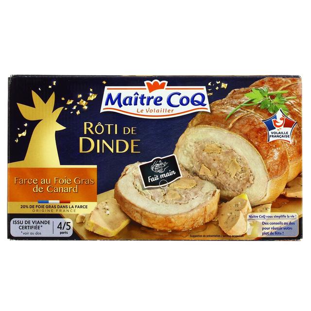 3230890003332 - Maître Coq - Rôti de dinde farci au foie gras de canard et Sauternes 4/5 personnes