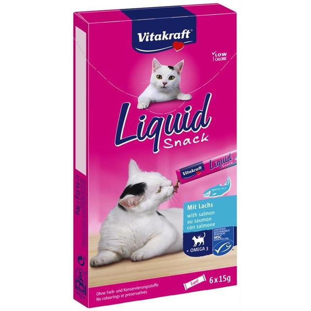 7610376164232 - Vitakraft Liquid - Snack Saumon MSC - Friandise pour Chat