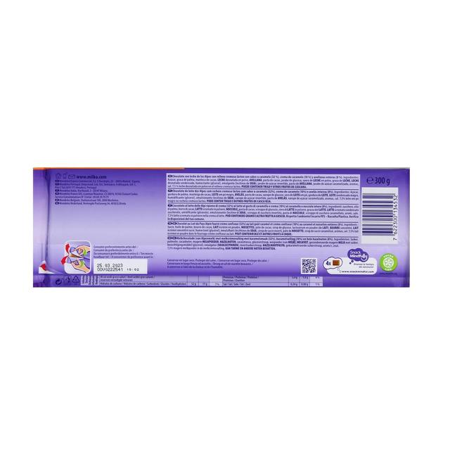 7622300134532 - Milka - Chocolat au lait noisettes et caramel