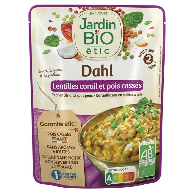 3456300015232 - Jardin Bio Etic - Dahl Lentilles corail et pois cassés bio
