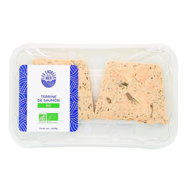 3302100005532 - Les Entrées De La Mer - Terrine de Saumon BIO