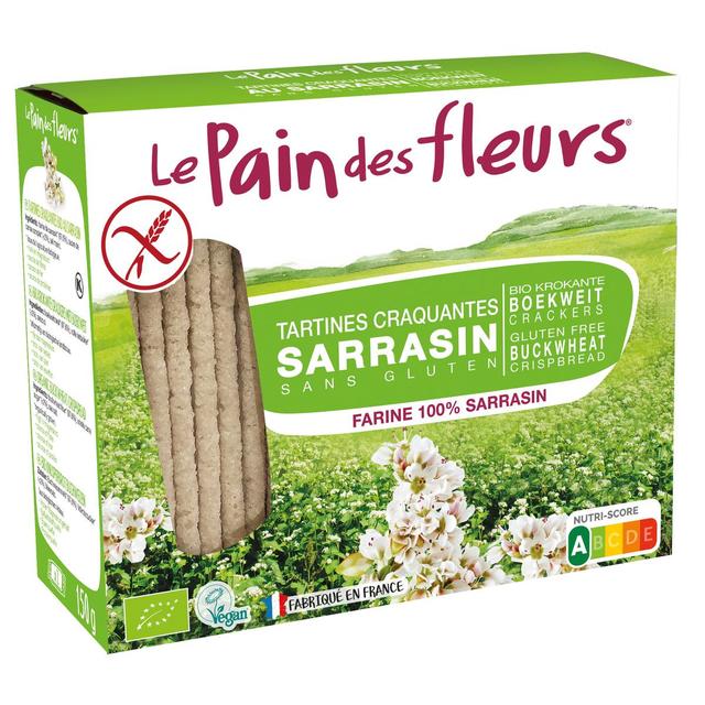 3380380048432 - Le pain des fleurs - Tartines craquantes au sarrasin, sans gluten, Bio